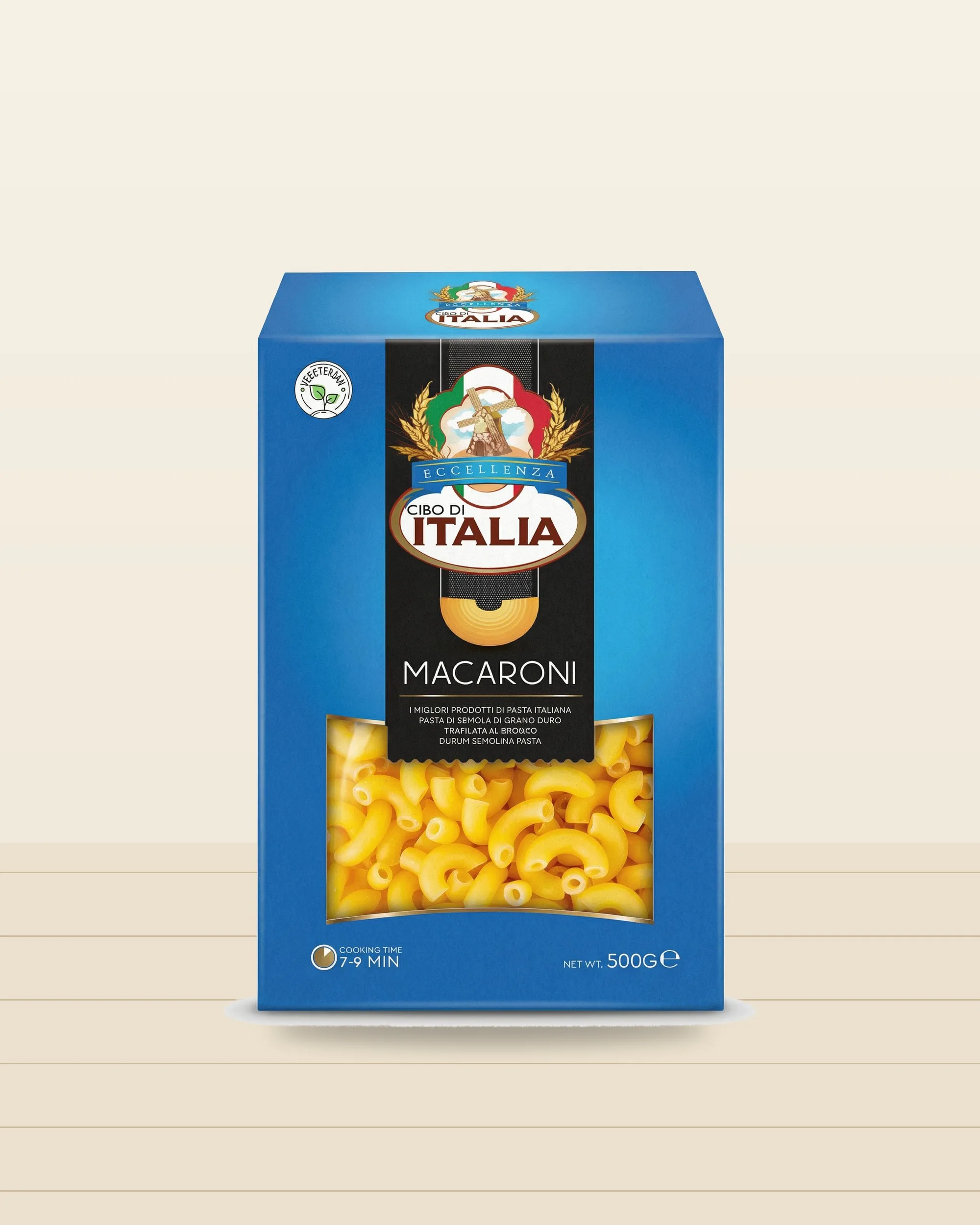 Cibo di Italia Macaroni 500g pack (Back)