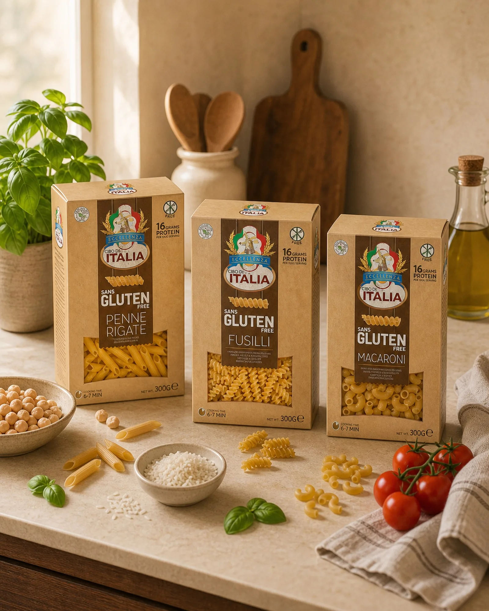 Cibo di Italia Gluten-Free range product lineup