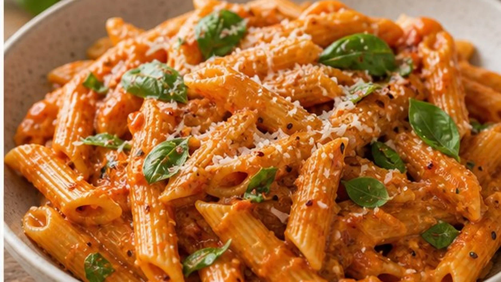 Gluten-Free Penne with Roasted Pepper Sauce — Cibo di Italia pasta recipe