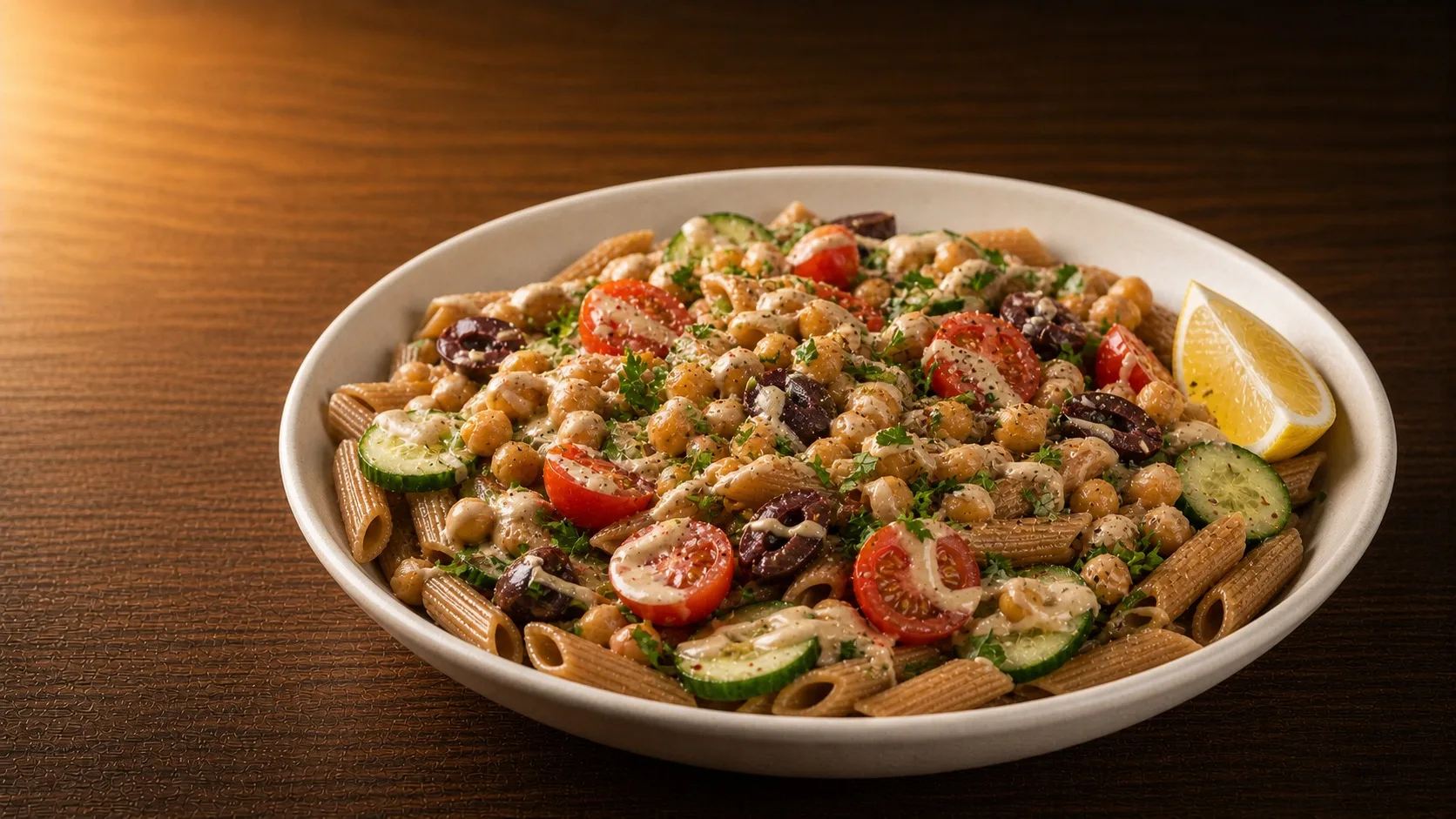 Mediterranean Pasta Bowl — Cibo di Italia pasta recipe