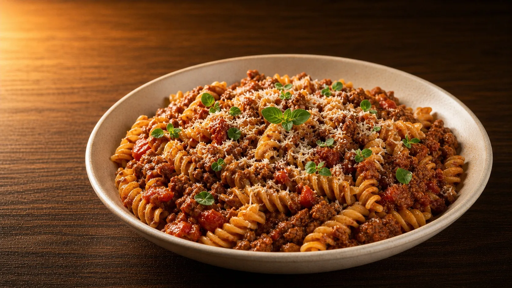 Sausage Ragu Fusilli — Cibo di Italia pasta recipe
